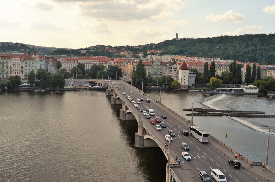 Driving in Prague